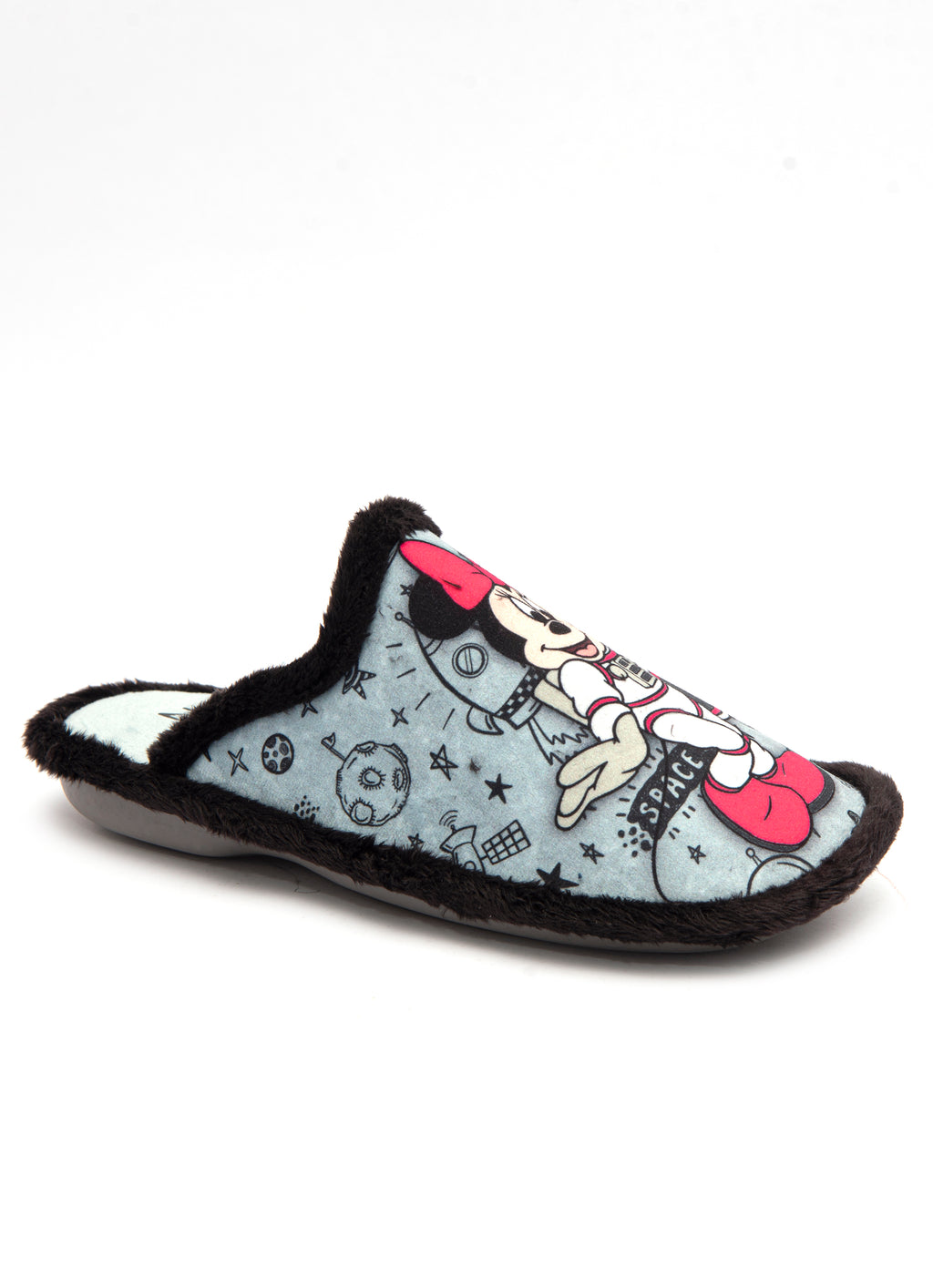 Zapatillas de casa Zel’s– Diseño espacial Minnie & Mickey