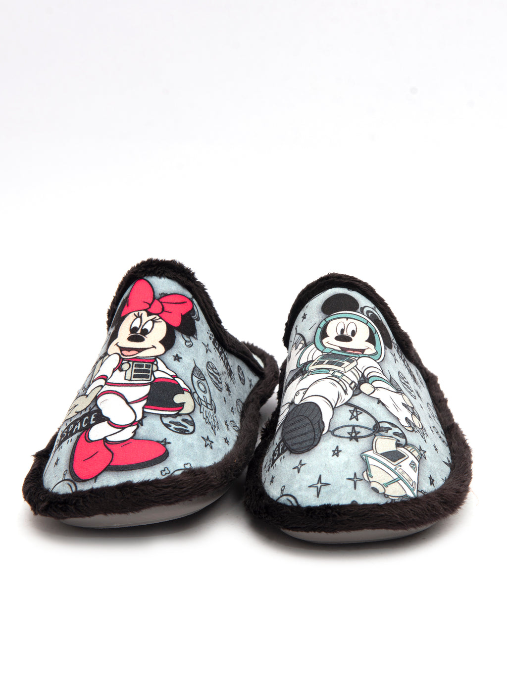 Zapatillas de casa Zel’s– Diseño espacial Minnie & Mickey