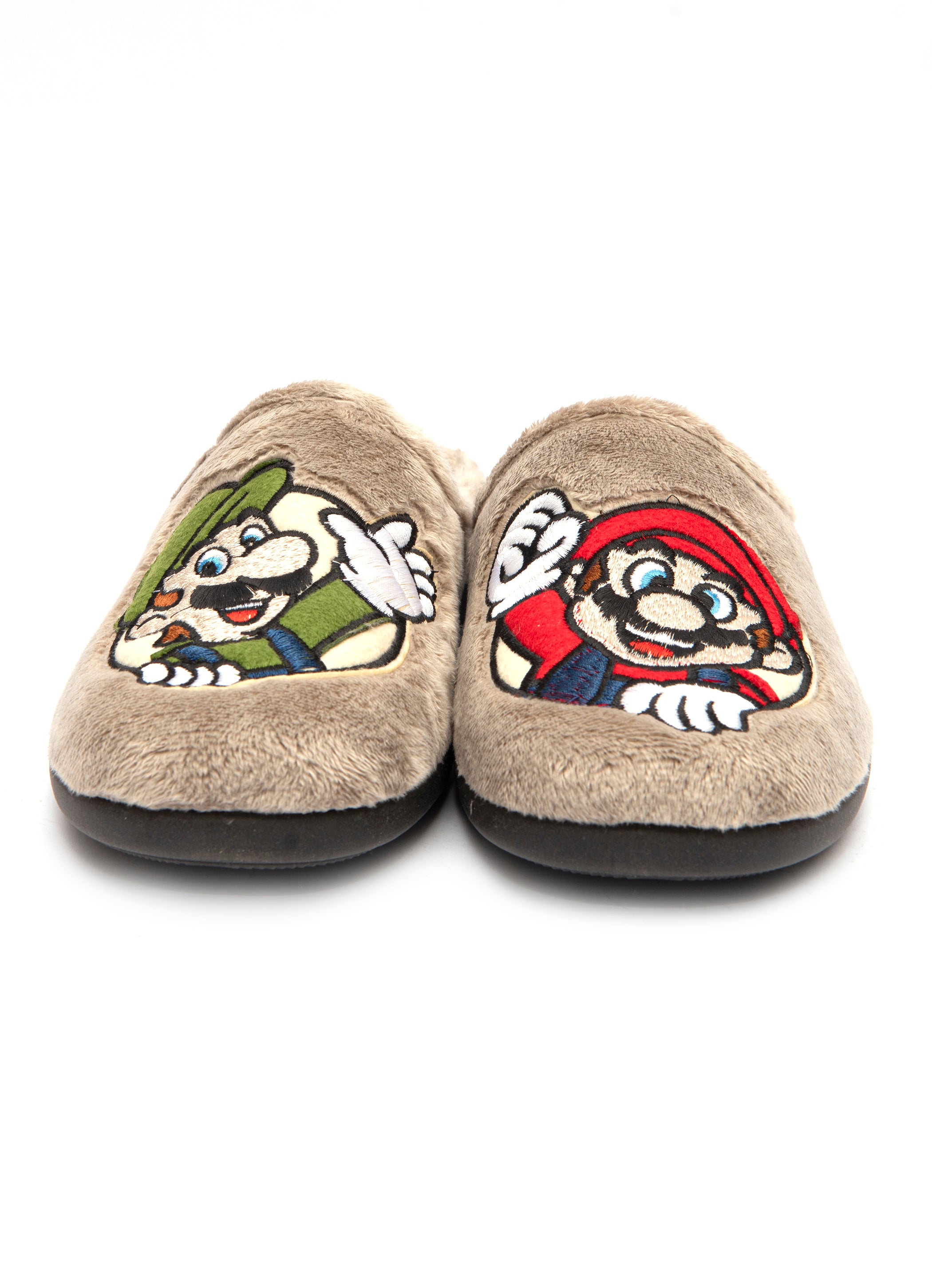 Zapatillas de casa Flossy-Diseño Mario & Luigi